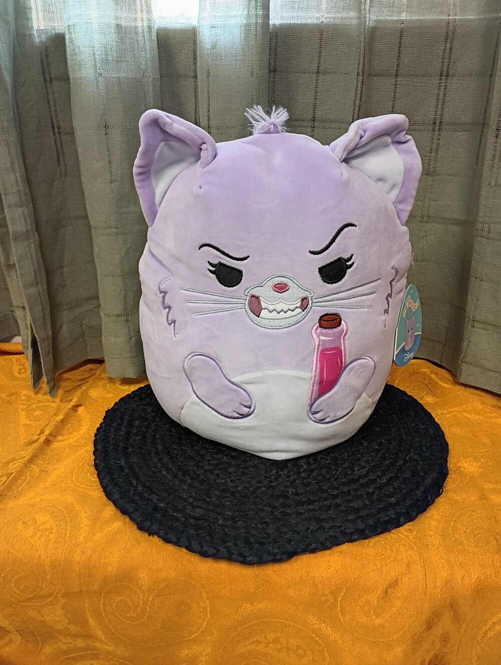 NWT 2025 Original Squishmallows Disney Aladdin Yzma The Cat Plush Size 12"
